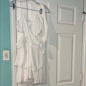 Lucy in the Sky Asymmetrical White Dress